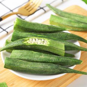 Freeze-dried Okra